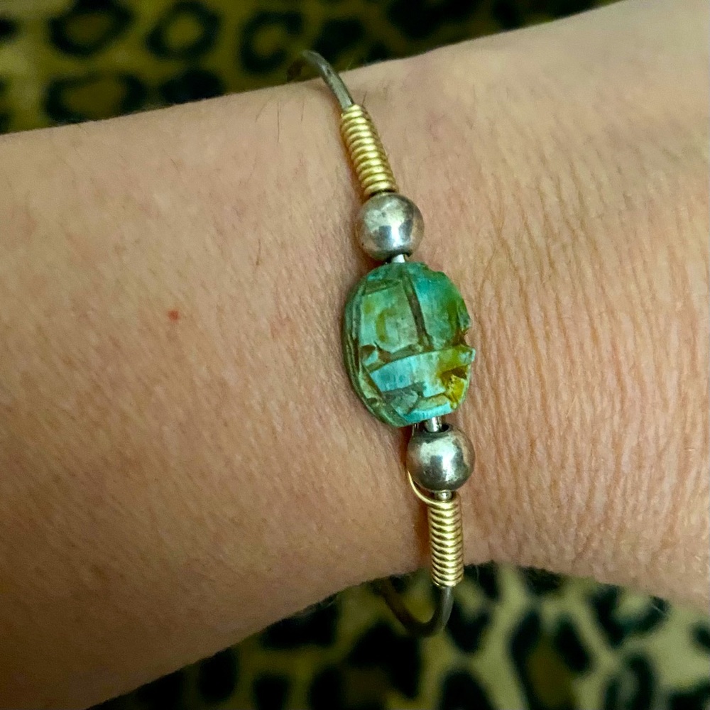Egyptian Scarab Bracelet